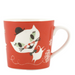 Catfun Porcelain Red Mug - Northlight Homestore