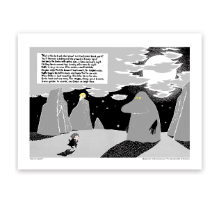 Moomin Groke Art Print - Northlight Homestore