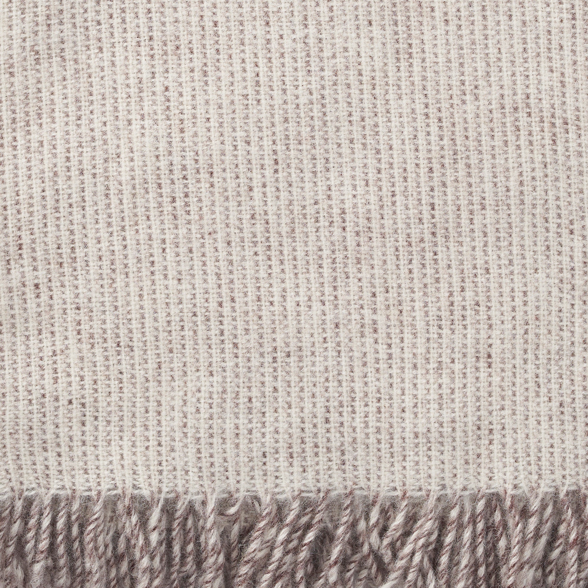 Shimmer Natural 130x200cm Brushed Lambswool Throw