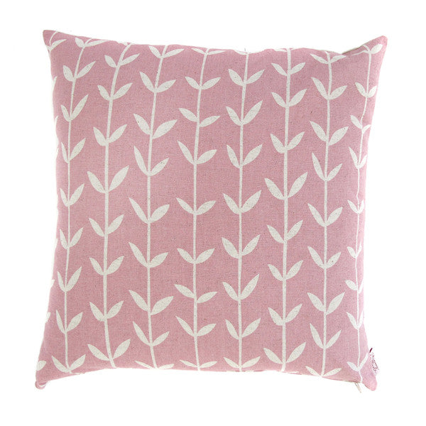 Orla Solid Pink 48x48cm Cotton Cushion