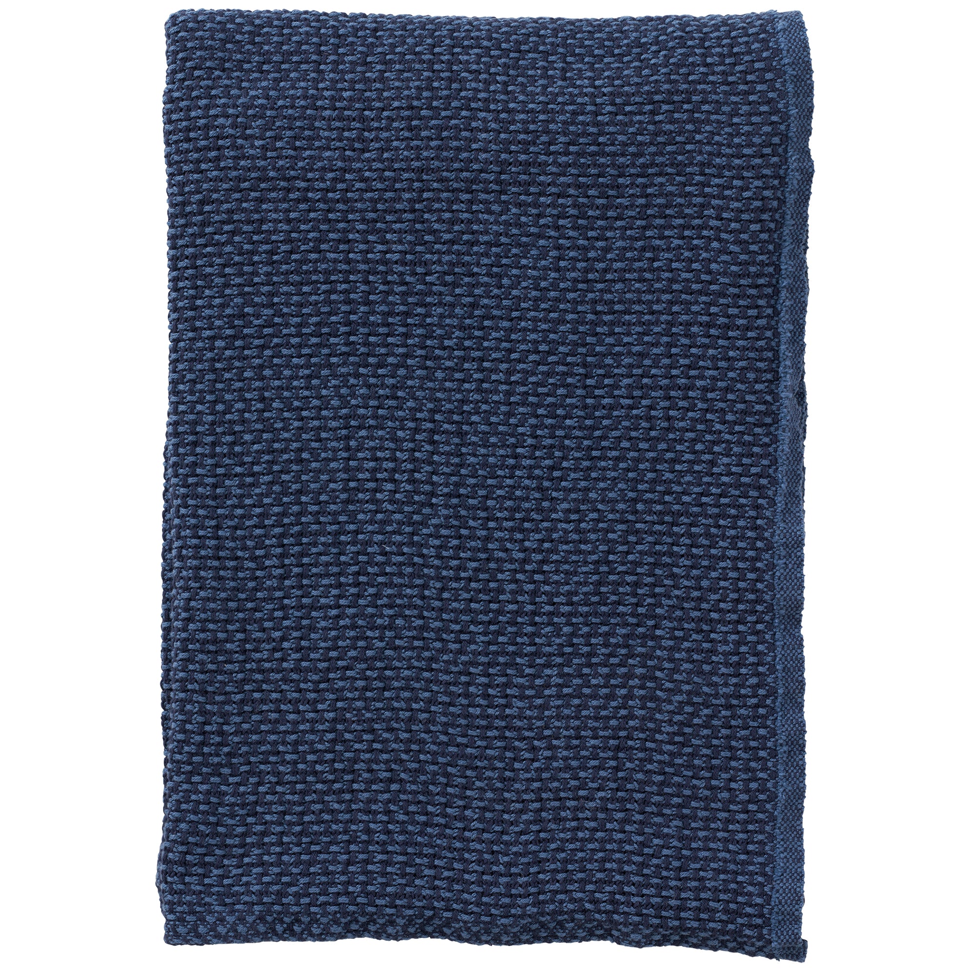 Basket Sea Blue 130x180cm Organic Cotton Blanket