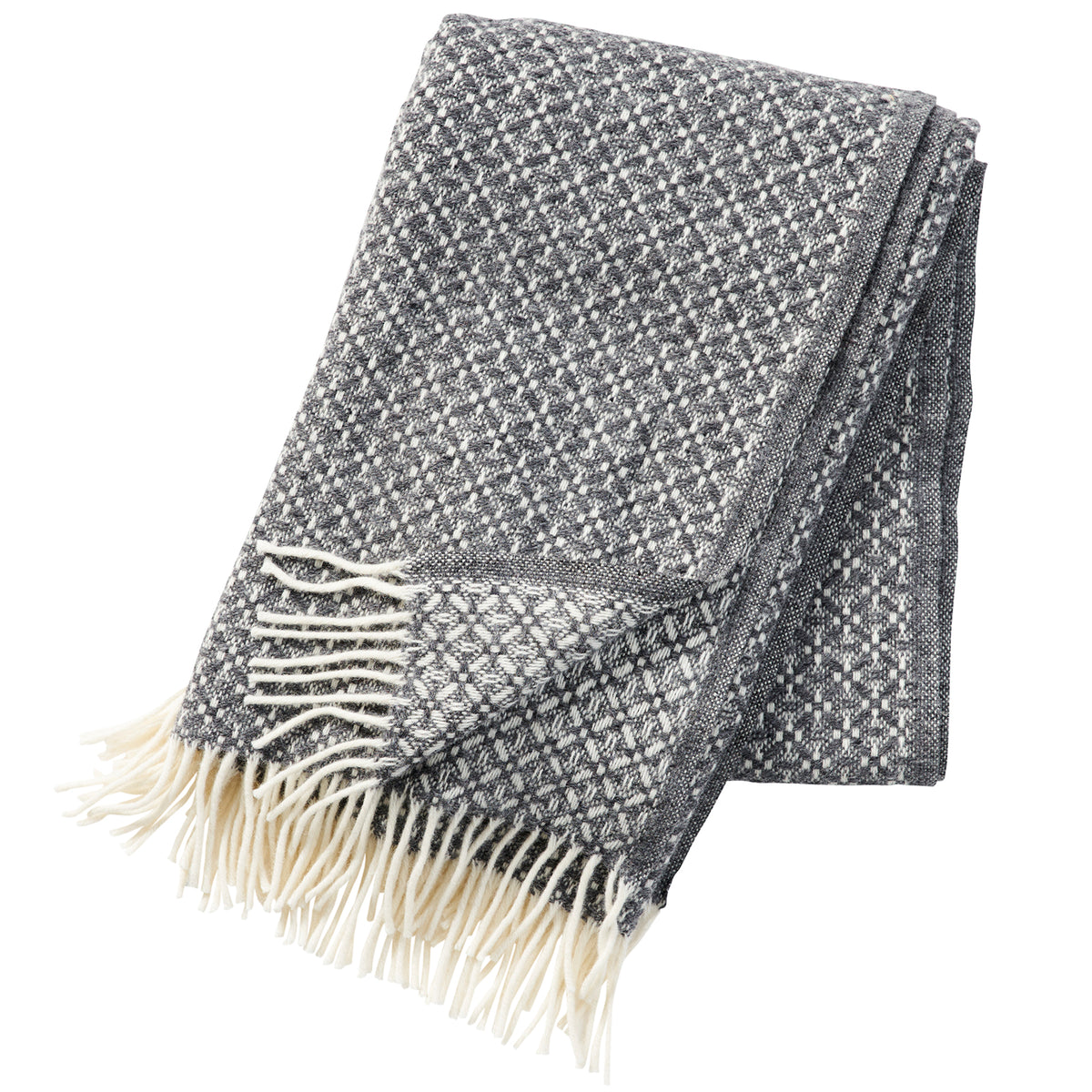 Dahlia Grey 130x200cm Lambswool Throw — Northlight Homestore