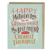 Cheapest Therapist Mother's Day Card - Northlight Homestore