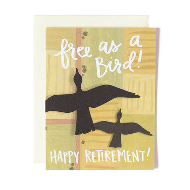 Retirement Birds Card - Northlight Homestore