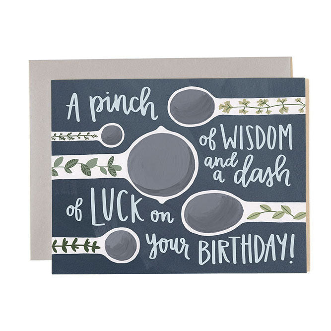 Teaspoon Birthday Card - Northlight Homestore
