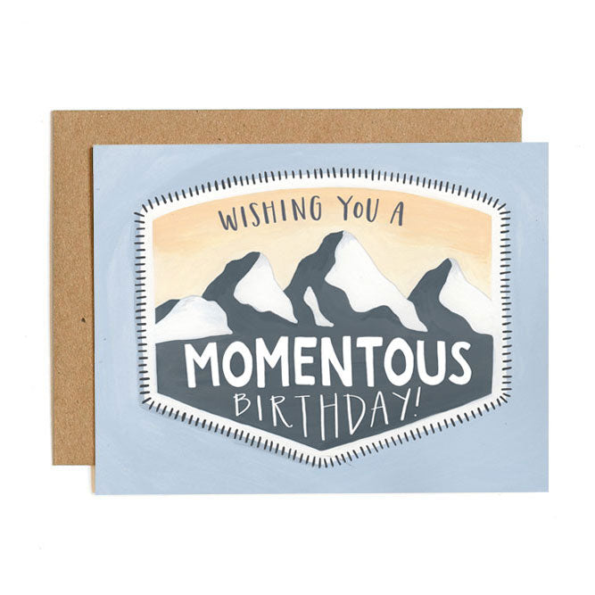 Momentous Birthday Card - Northlight Homestore