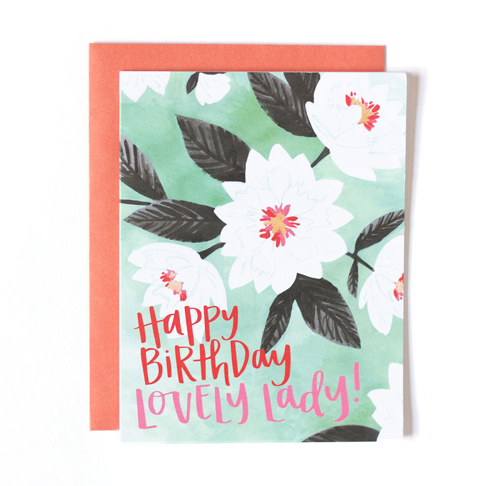 Lovely Floral Birthday Card - Northlight Homestore