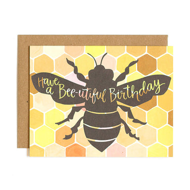 Bee-utiful Birthday Card - Northlight Homestore