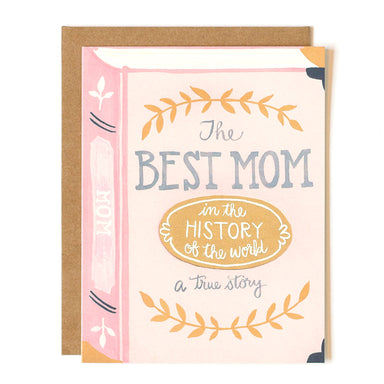 Best Mom Book Card - Northlight Homestore