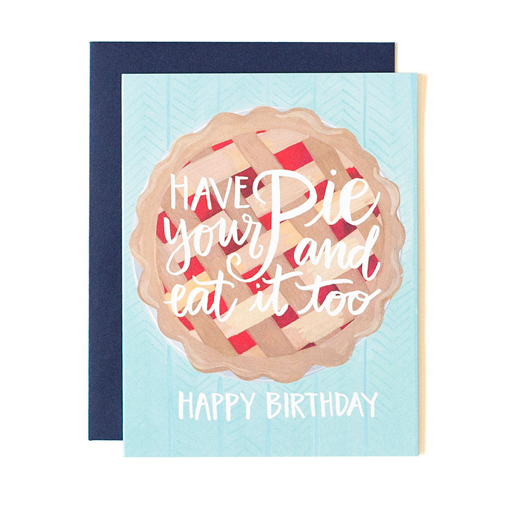 Birthday Pie Card - Northlight Homestore