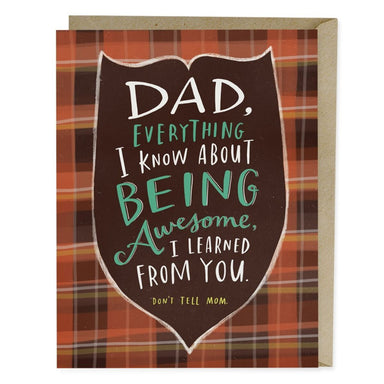 Don't Tell Mom Father's Day Card - Northlight Homestore