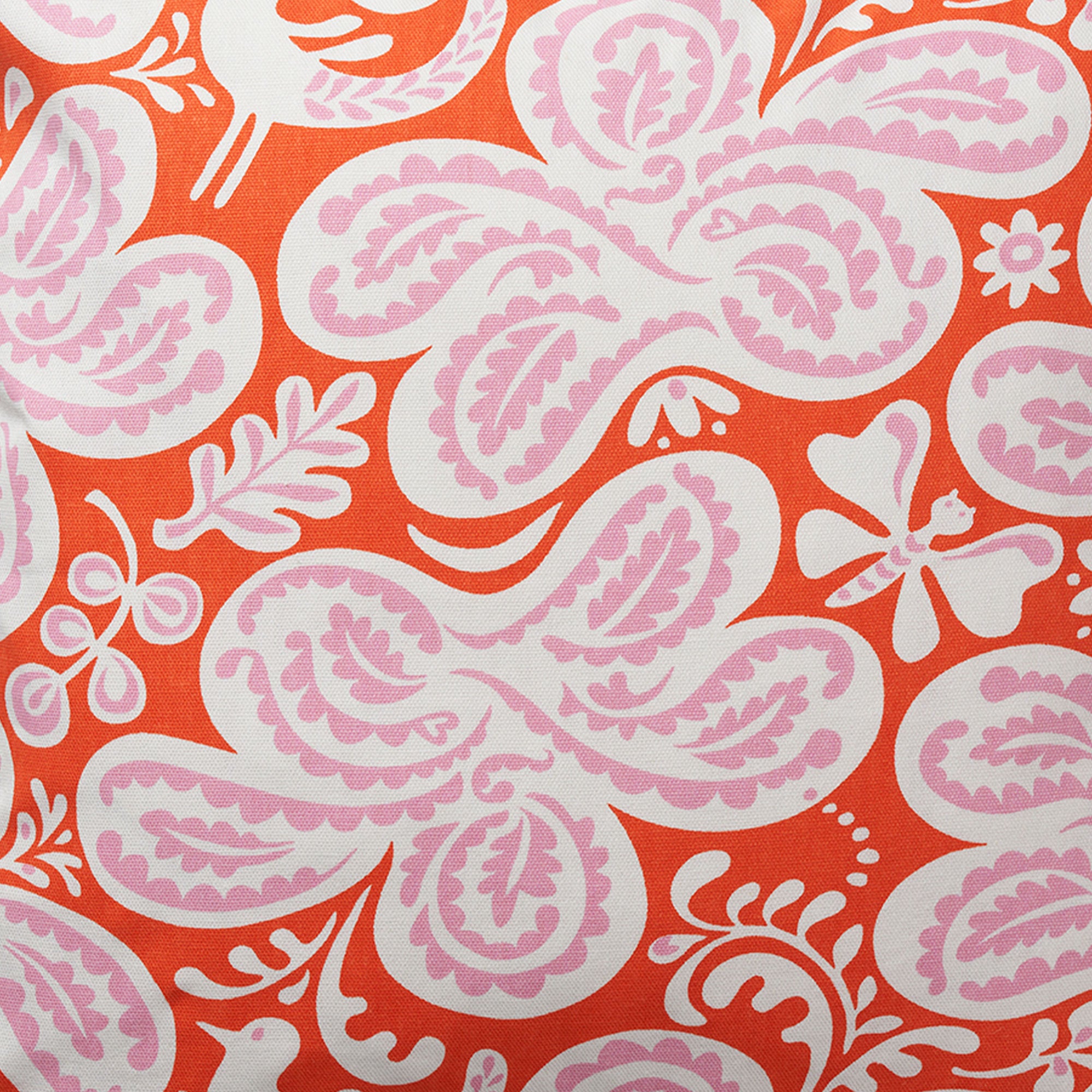 Haga Orange 45x45cm Cotton Cushion Cover