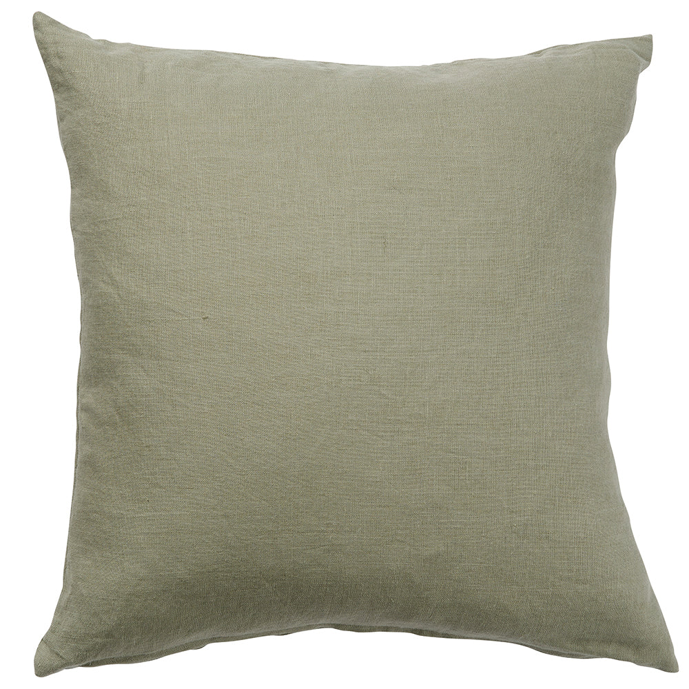 Linn Green 50x50cm Linen Cushion Cover