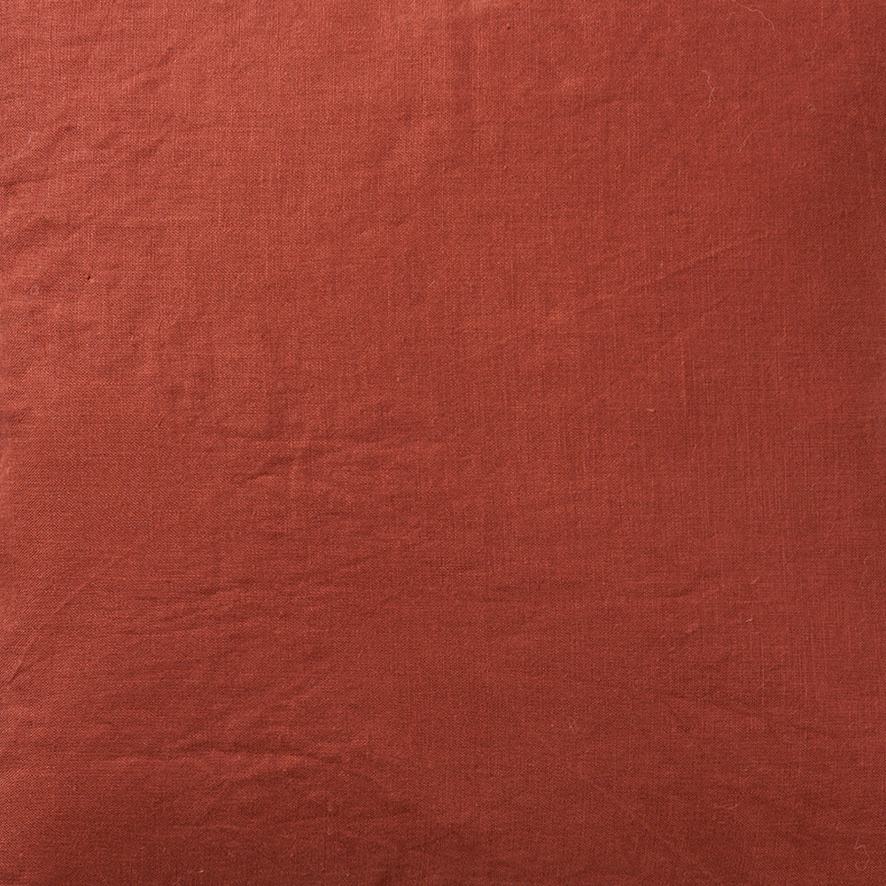 Linn Rust 50x50cm Linen Cushion Cover