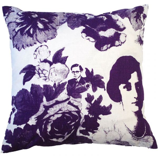 Mademoiselle Lilac 48x48cm Linen & Cotton Cushion Cover