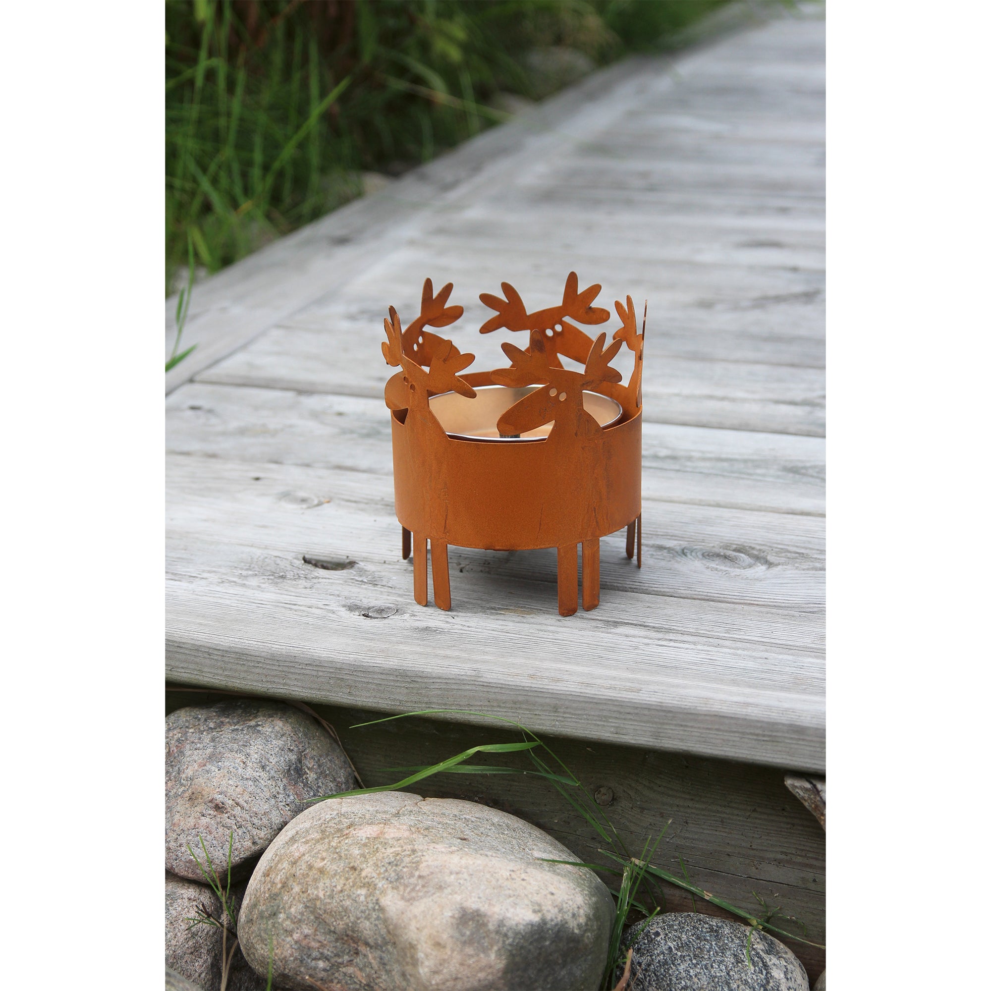 Moose Outdoor Candle Holder