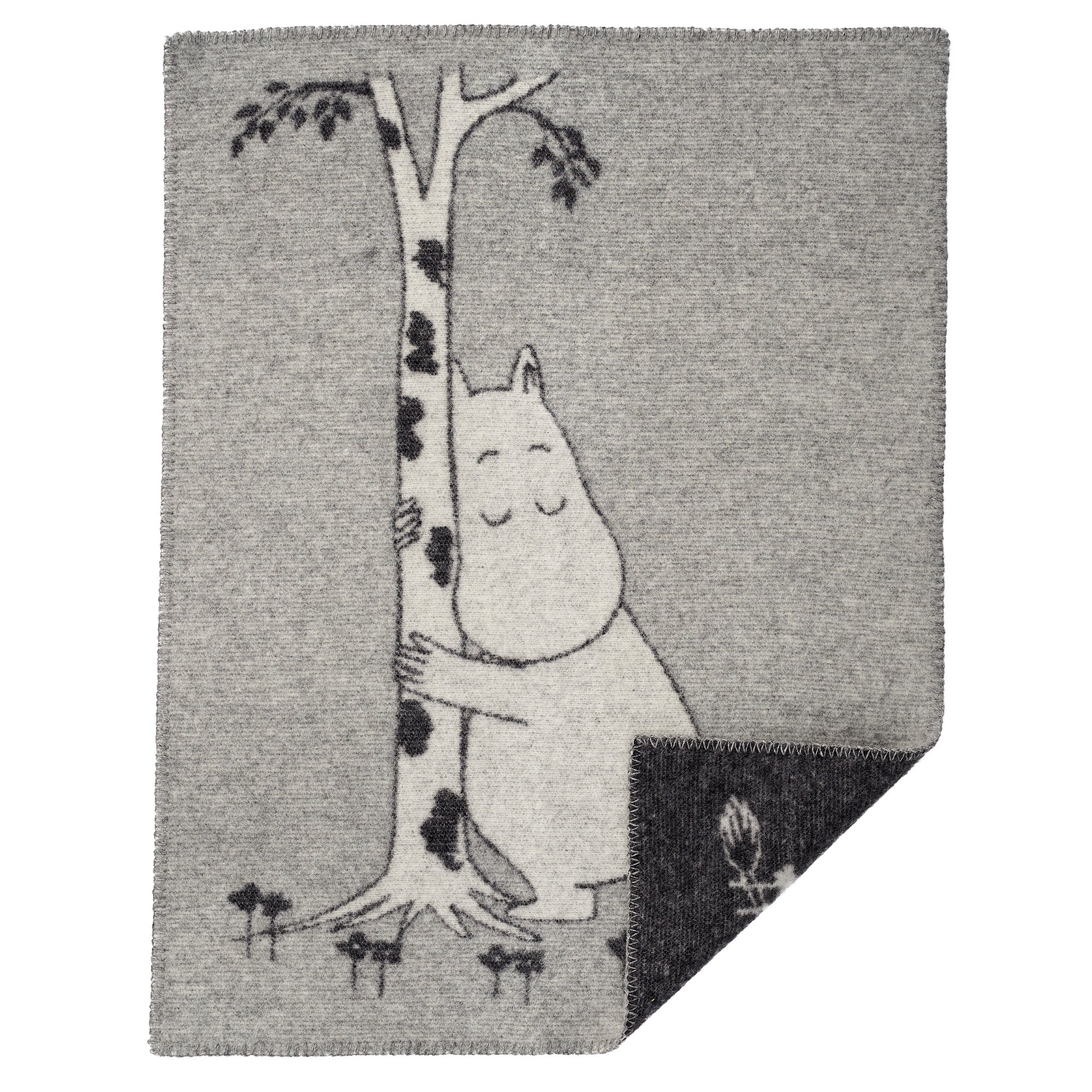 Moomin Tree Hug 65x90cm Eco Woven Lambswool Blanket