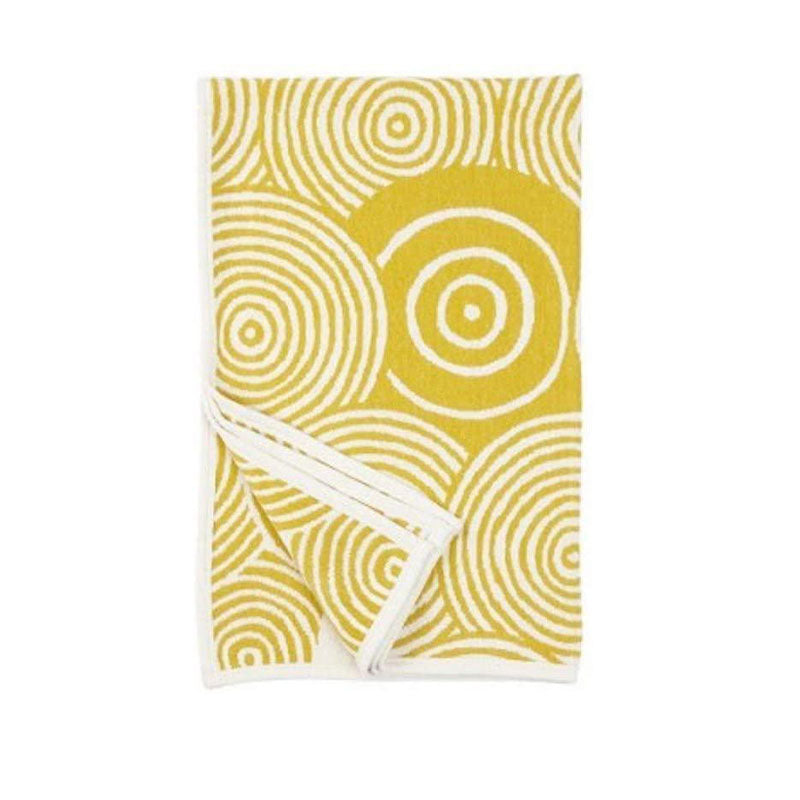 Vinyl Yellow 90x130cm Cotton Chenille Blanket